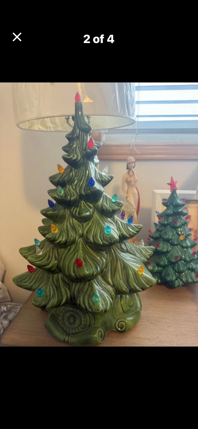 Vintage Ceramic Christmas Tree