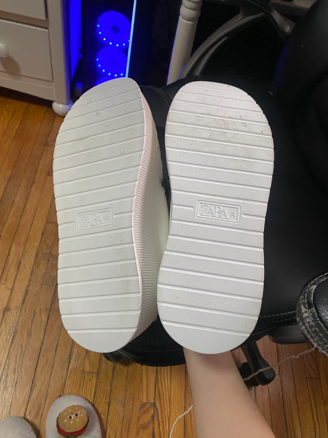 White platform sneakers - photo 4