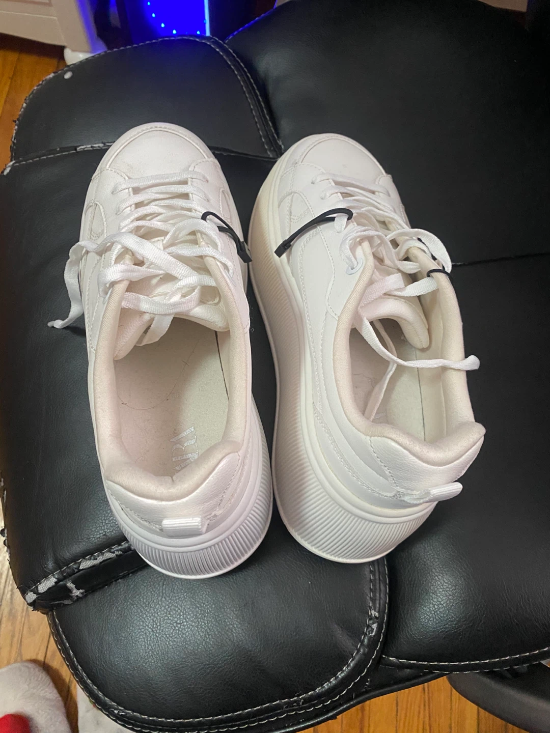 White platform sneakers - photo 3
