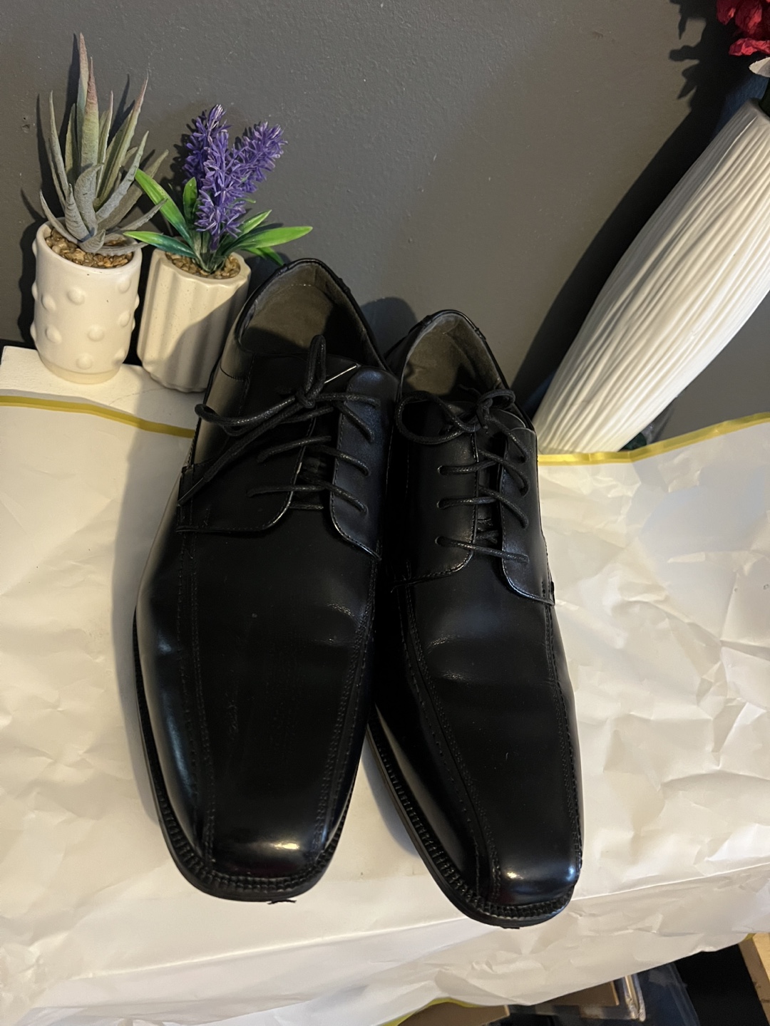 Florsheim Men's Black Leather Dress Shoes
