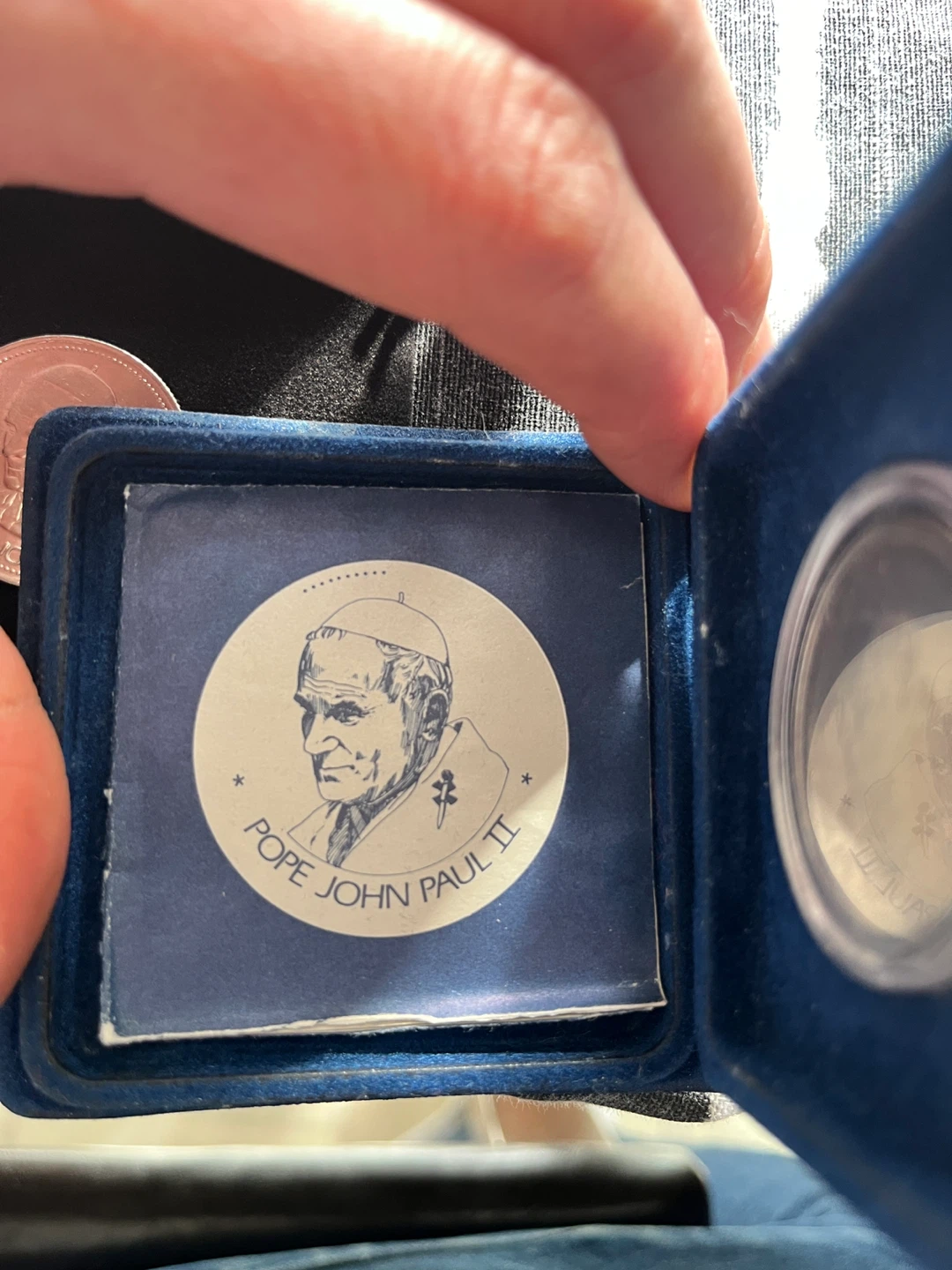 Pope John Paul II Alberta Visit Coin - photo 3