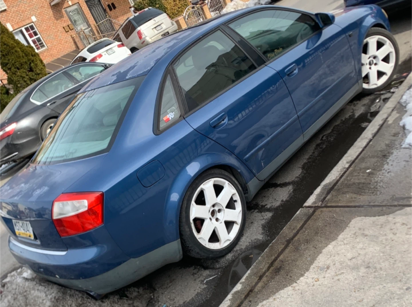 Blue Audi A4 Sedan - Manual Transmission - photo 4