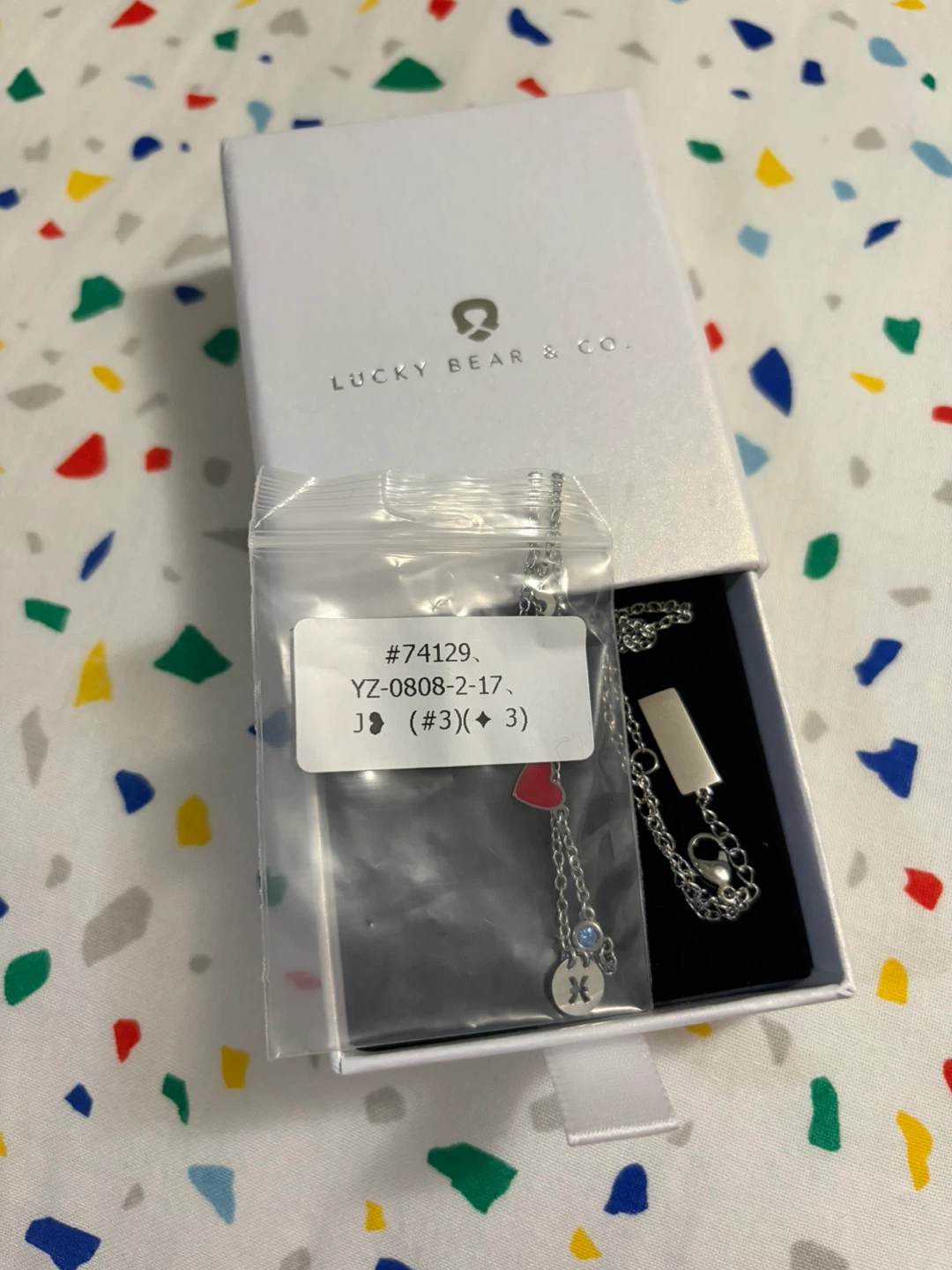 Lucky Bear & Co. Custom Initial Heart Necklace - photo 2
