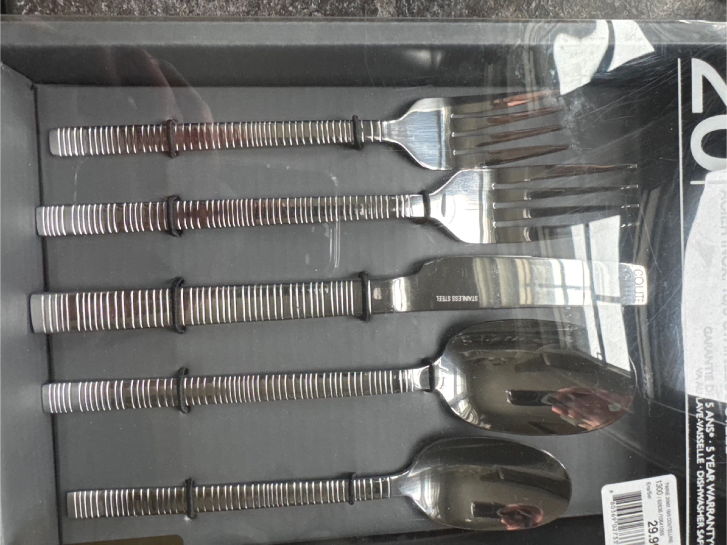 20 Piece Stainless Steel Cutlery Set x2