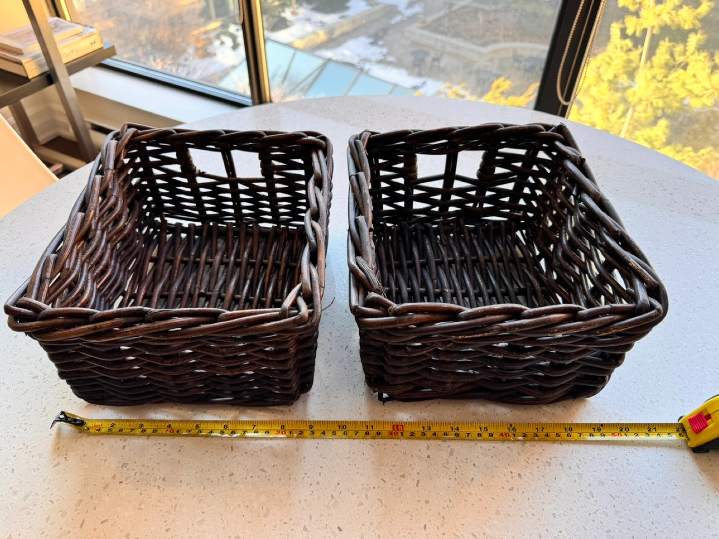 ❤️Set of 2 Woven Storage Baskets - photo 2