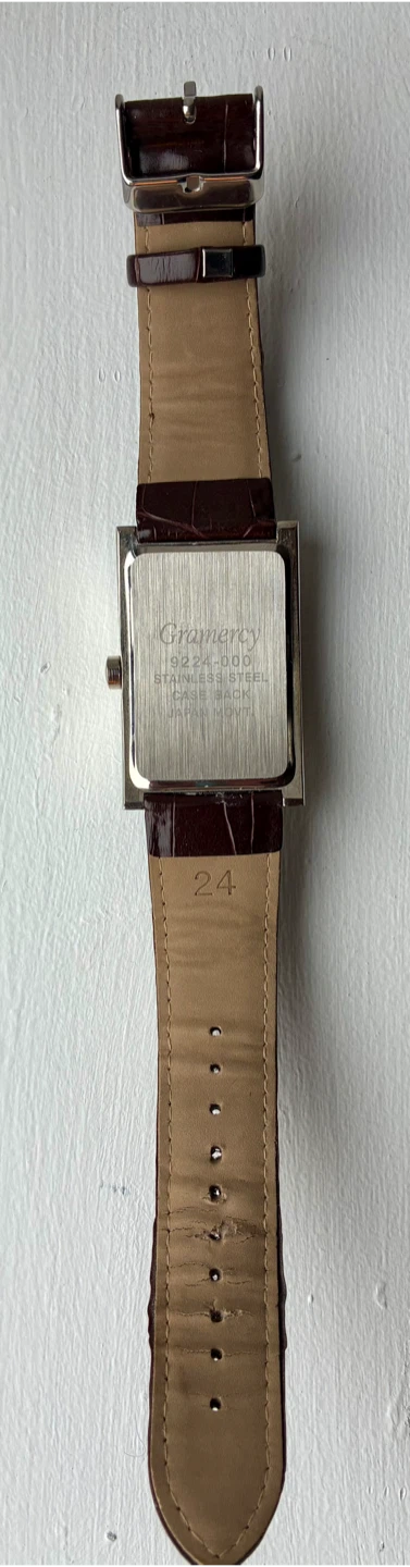 Gramercy Quartz Watch with Brown Croc-Embossed Band - photo 5