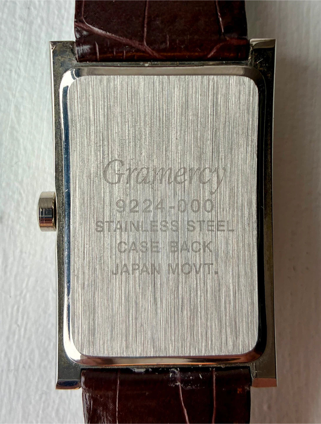 Gramercy Quartz Watch with Brown Croc-Embossed Band - photo 4