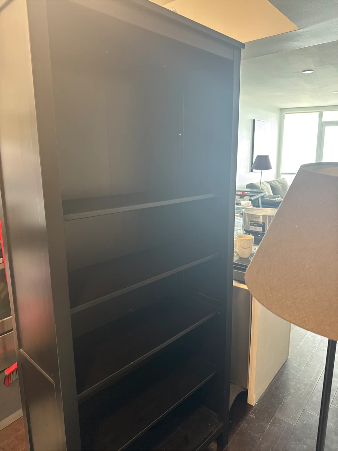 Hemnes ikea Bookcase (black/brown) - photo 2