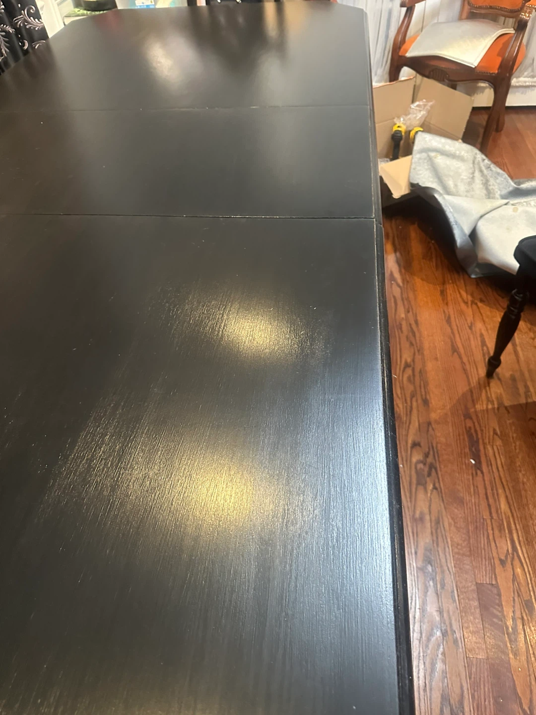 Black Pedestal Dining Table - photo 5