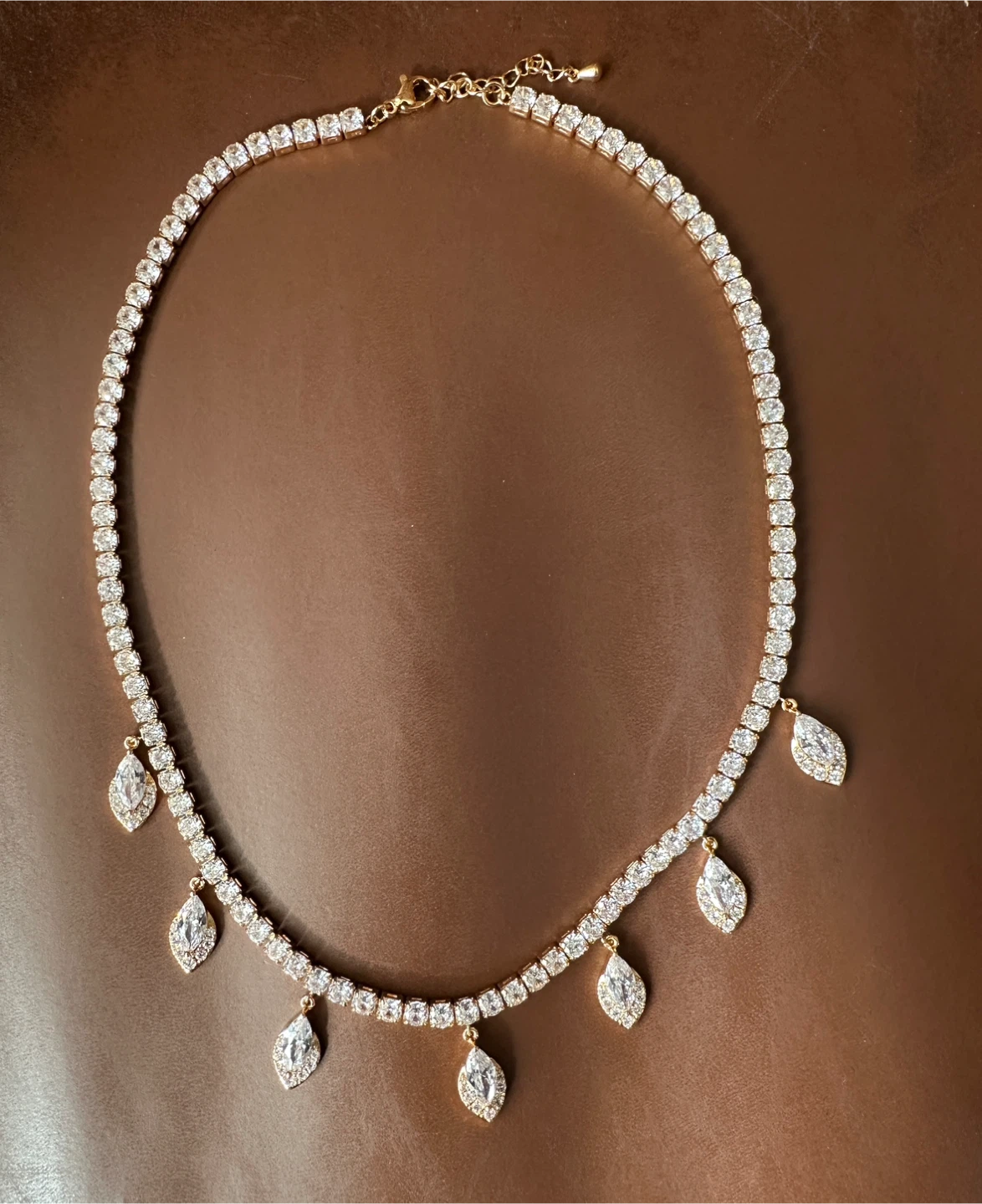 Tennis style Choker Necklace - New - $25