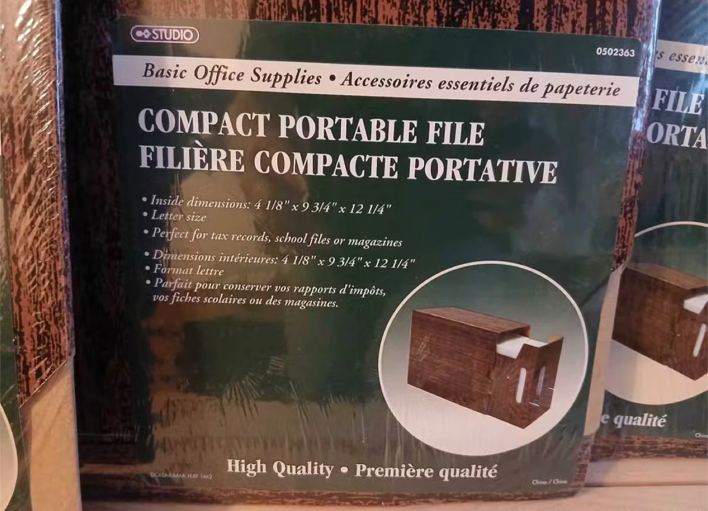 Studio Basic Office Supplies Compact Portable File - photo 2