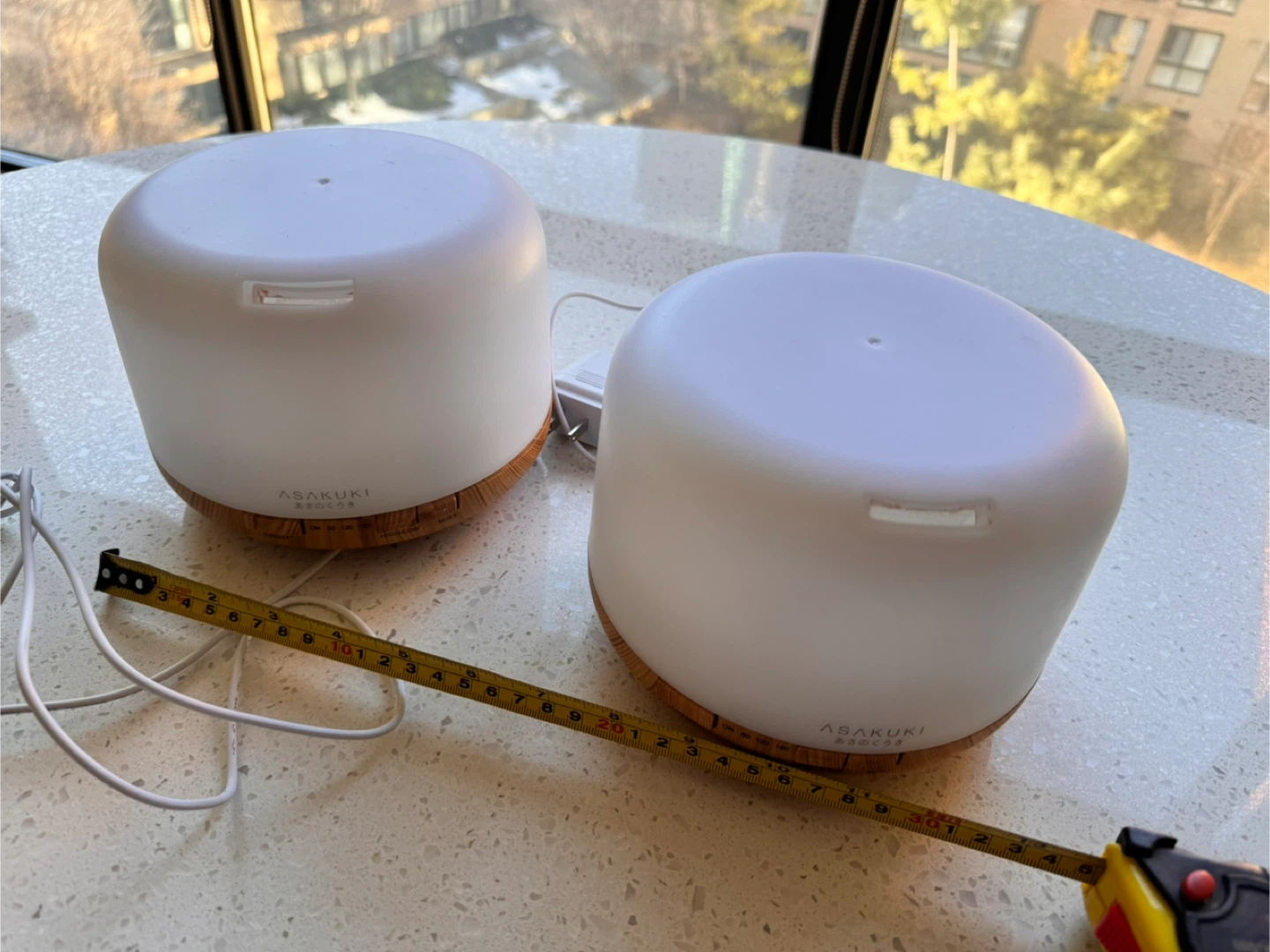 2 items: ASAKUKI White Humidifiers 🧡
