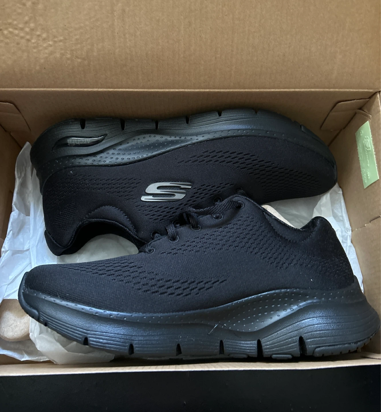 Skechers Arch Fit Women's Shoes - Black - Size 8 - photo 2