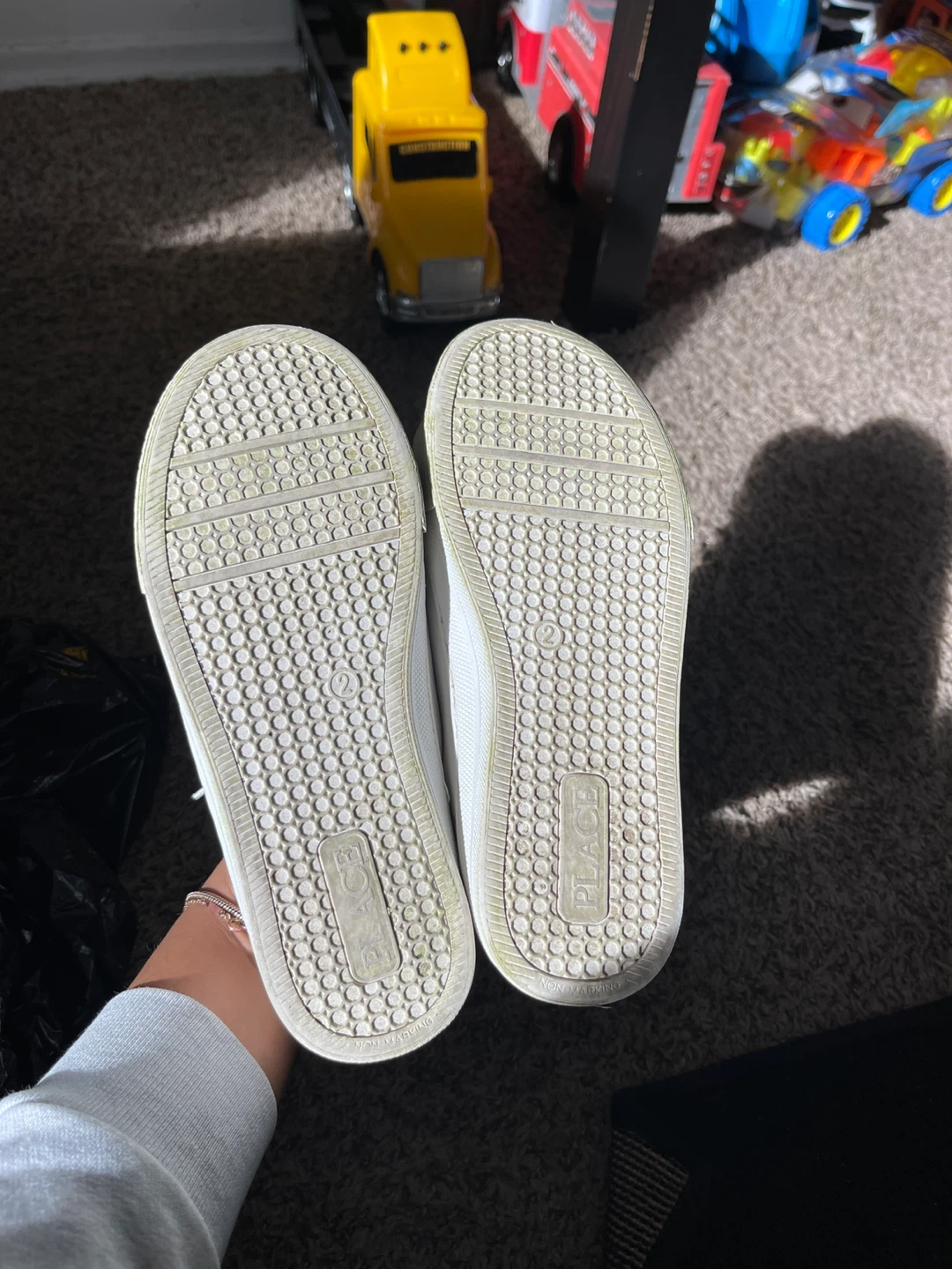 The Children's Place White Sneakers Size 2 - photo 4