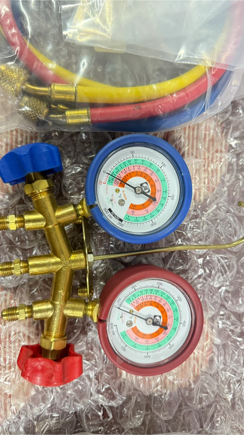 JB 4-Gauge Manifold Set with Hoses - photo 2
