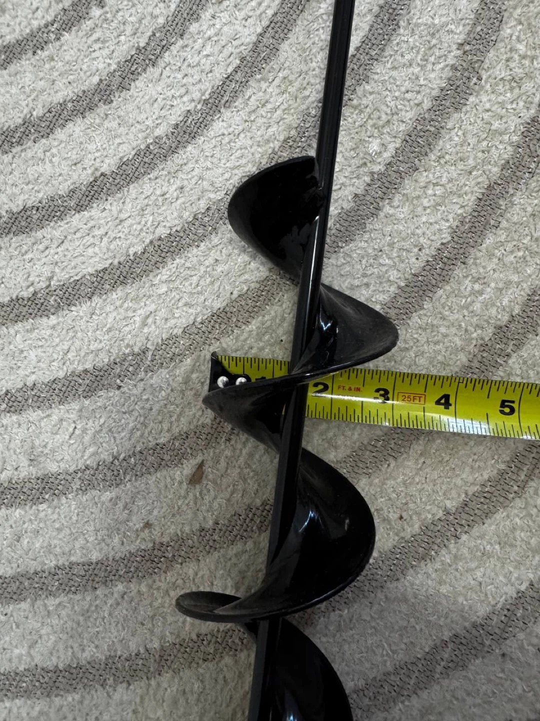 Garden Auger Drill Bit – Planting / Post Hole Drill Attachment - photo 2
