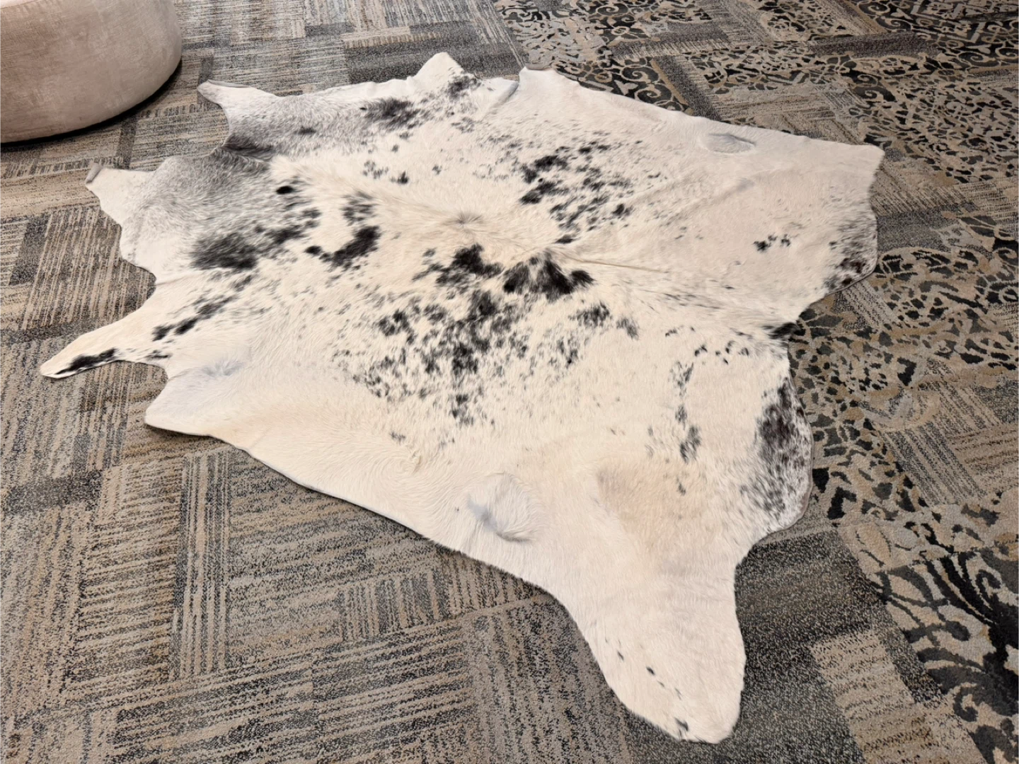 ❤️Area Rug Genuine Cowhide - Black and White - photo 3