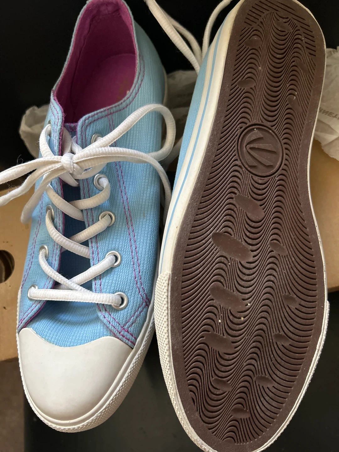 Burnettie Alaskan Blue/Rosebud Canvas Sneakers - photo 3