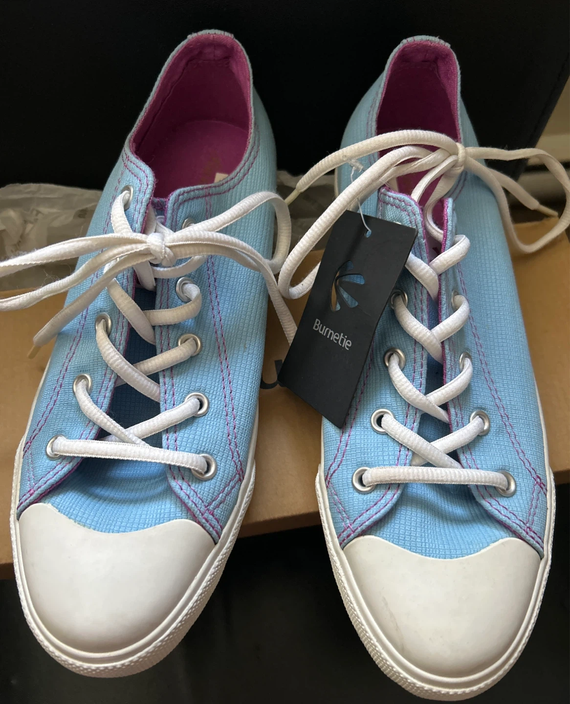 Burnettie Alaskan Blue/Rosebud Canvas Sneakers - photo 2