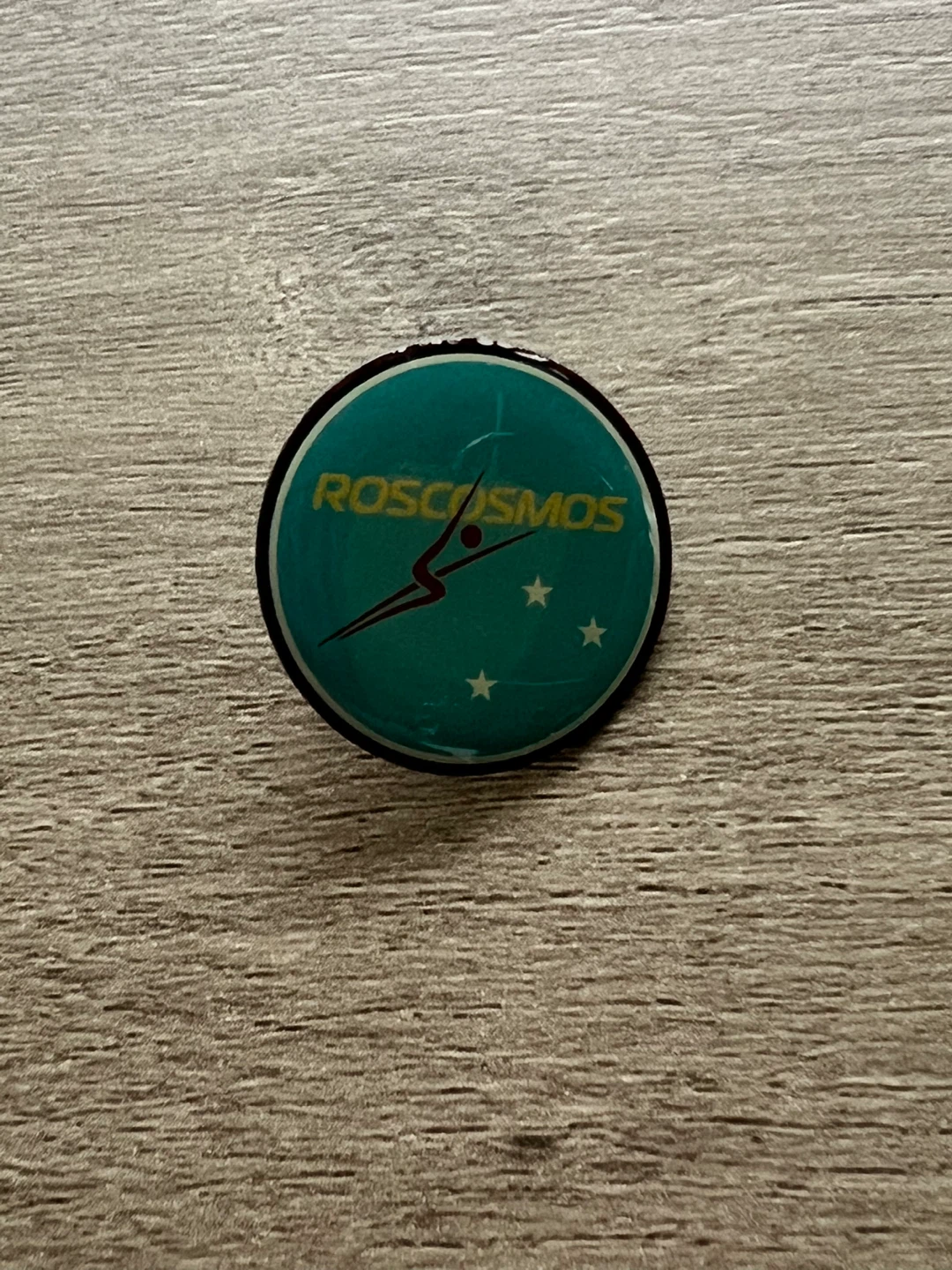 Roscosmos Collectible Lapel Pin 🧡 - photo 2