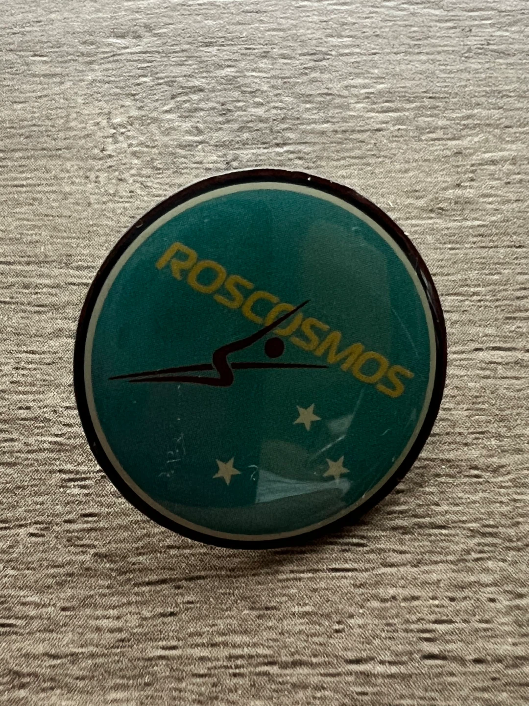 Roscosmos Collectible Lapel Pin 🧡