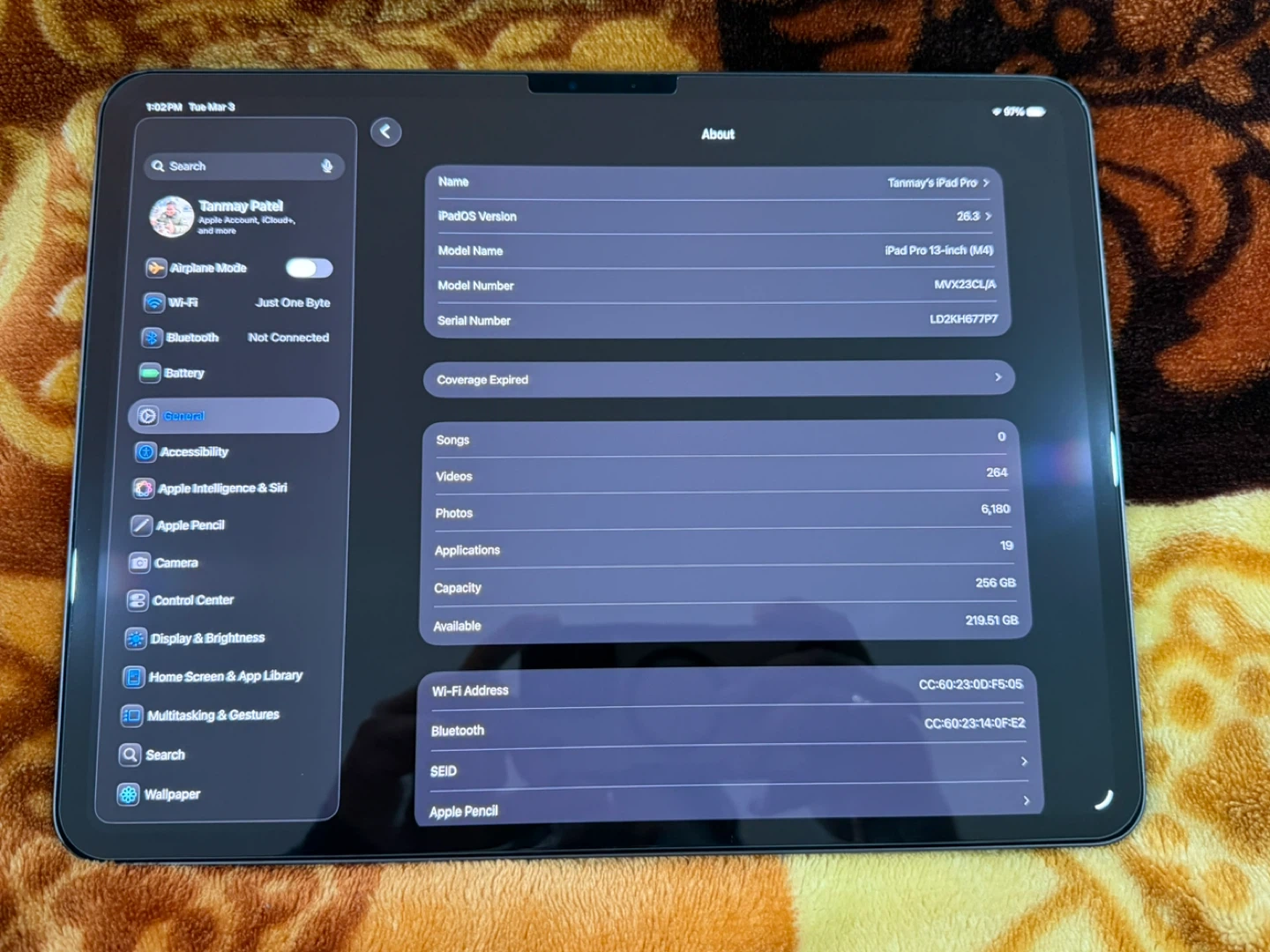iPad Pro 13” M4 | 100% Battery | Like New | Box Included