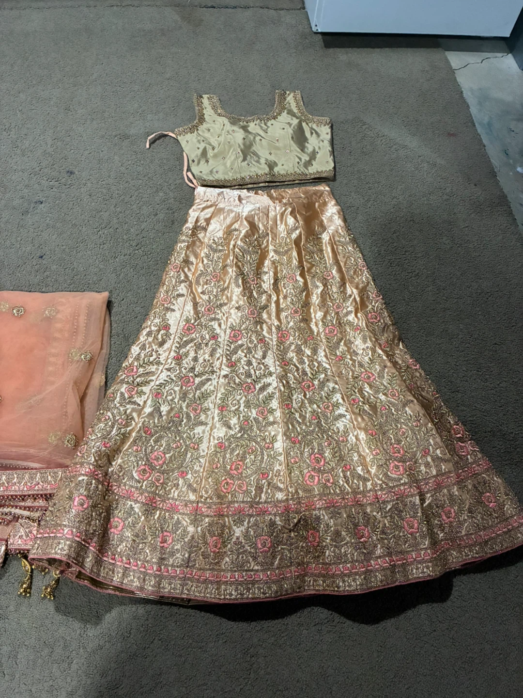 Embroidered Lehenga Choli with Dupatta - photo 4