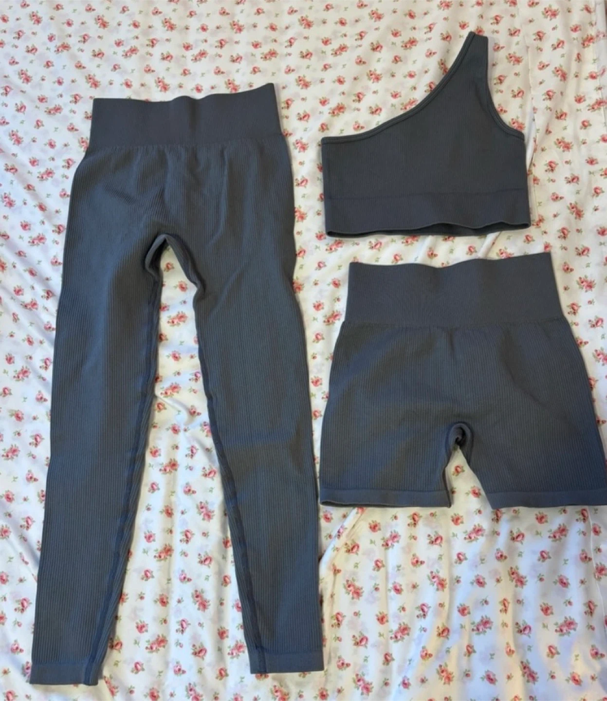 Seamless Activewear Set - Grey