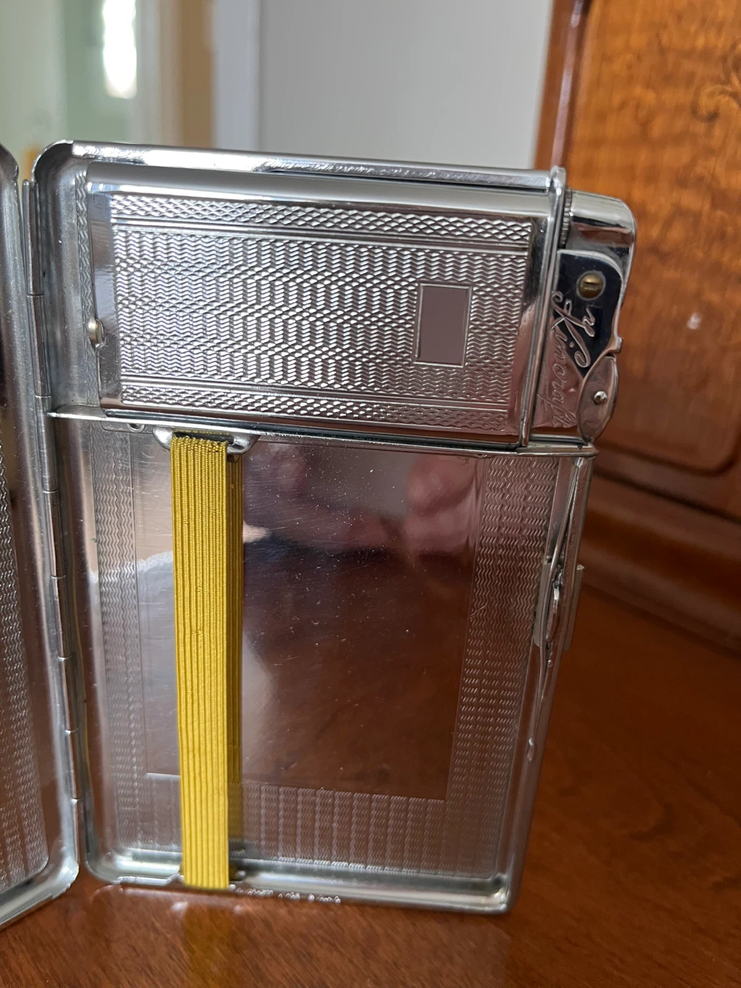 Vintage Kincraft Cigarette Case with lighter - photo 3