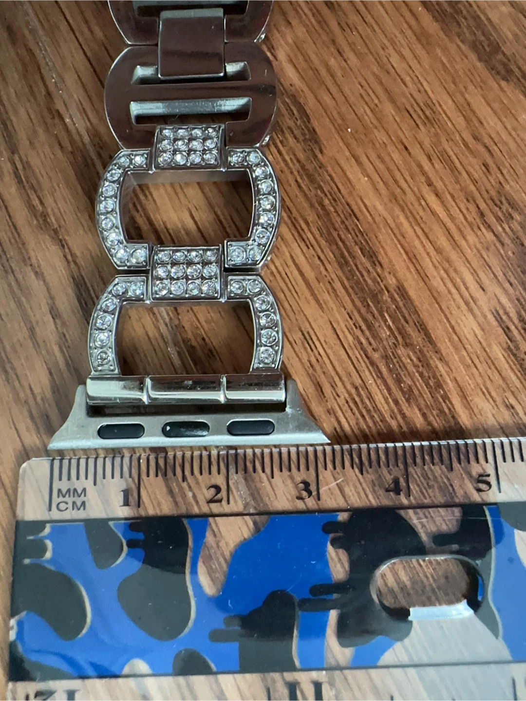 Sparkly Stainless Steel Apple Watch Band - photo 4