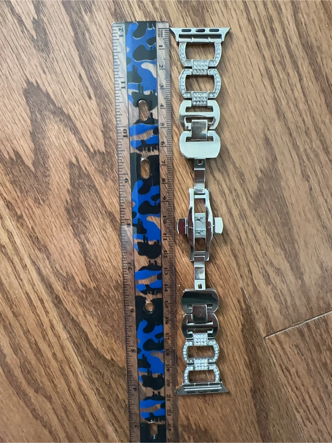 Sparkly Stainless Steel Apple Watch Band - photo 2