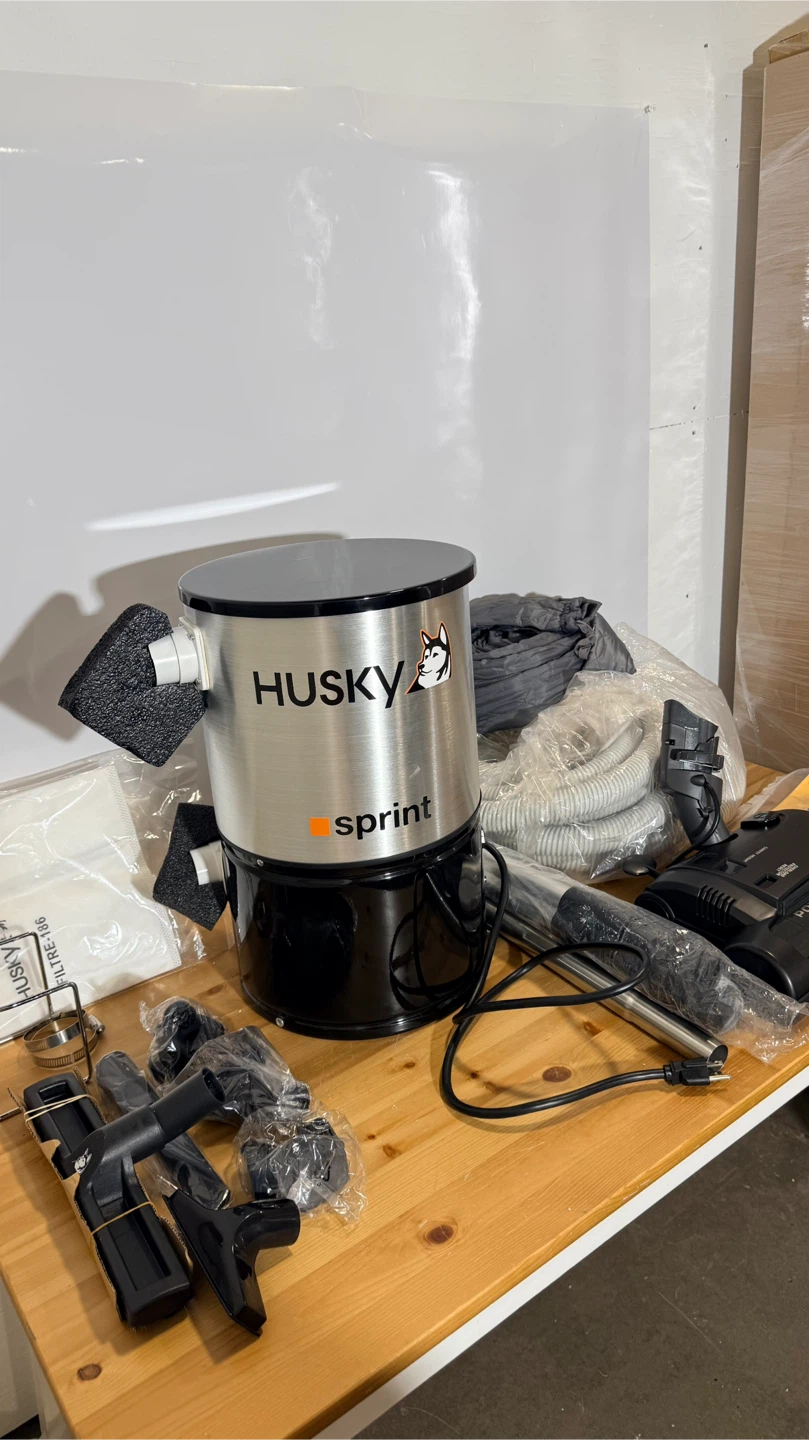 Husky Sprint Central Vacuum System with Attachments - photo 2