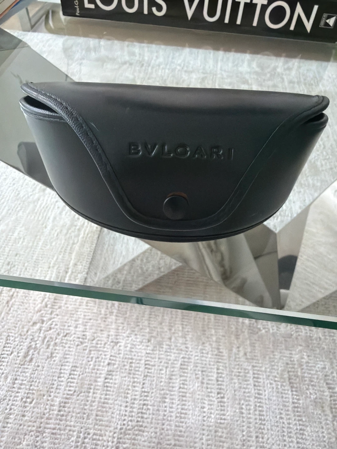 Bulgari Black Embellished Sunglasses