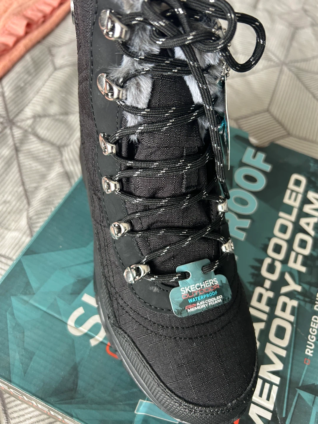 Brand new never worn Sketchers Waterproof Boots