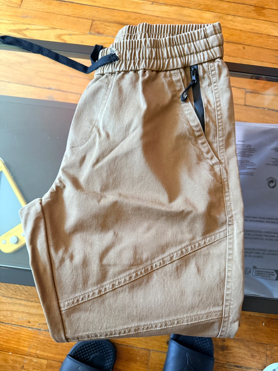 Men's Tan Jogger Pants - photo 3