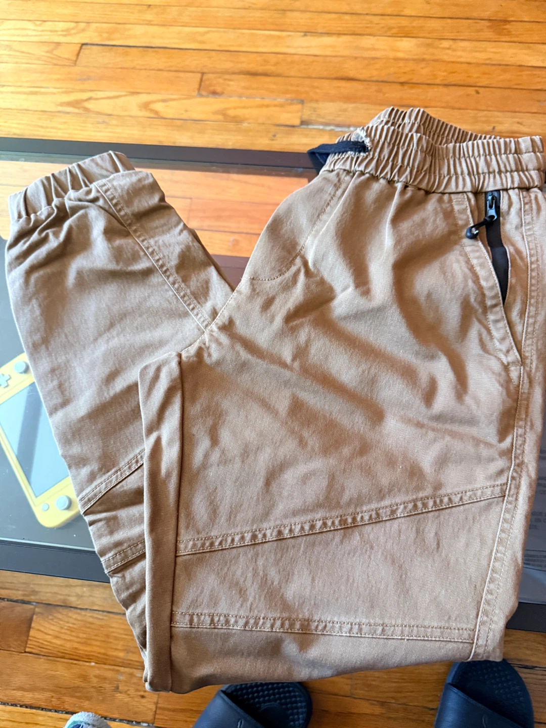Men's Tan Jogger Pants - photo 5