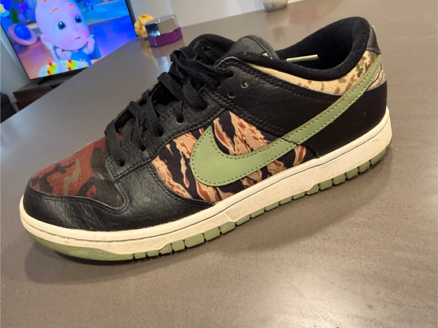 Nike Dunk Low Camo Sneakers