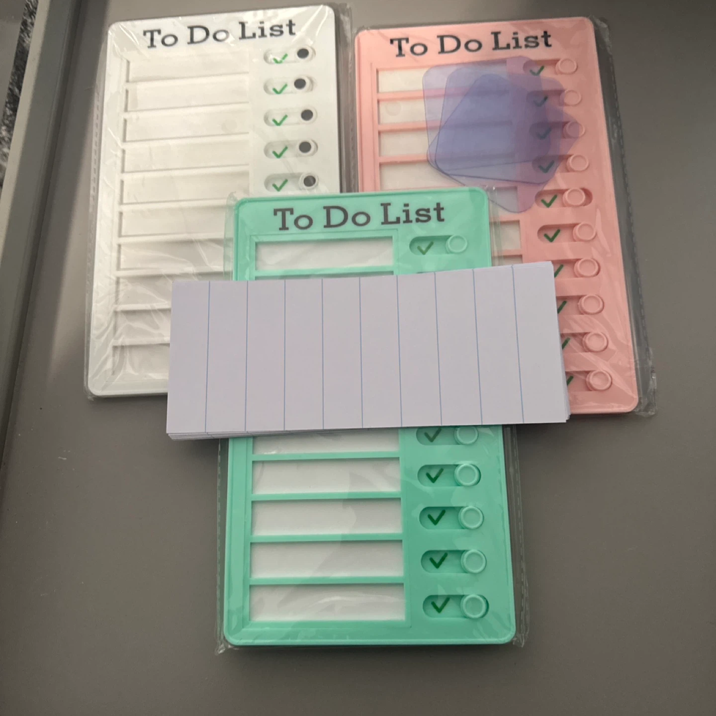 Set of 3 To Do List Notepads with Checkboxes - photo 2