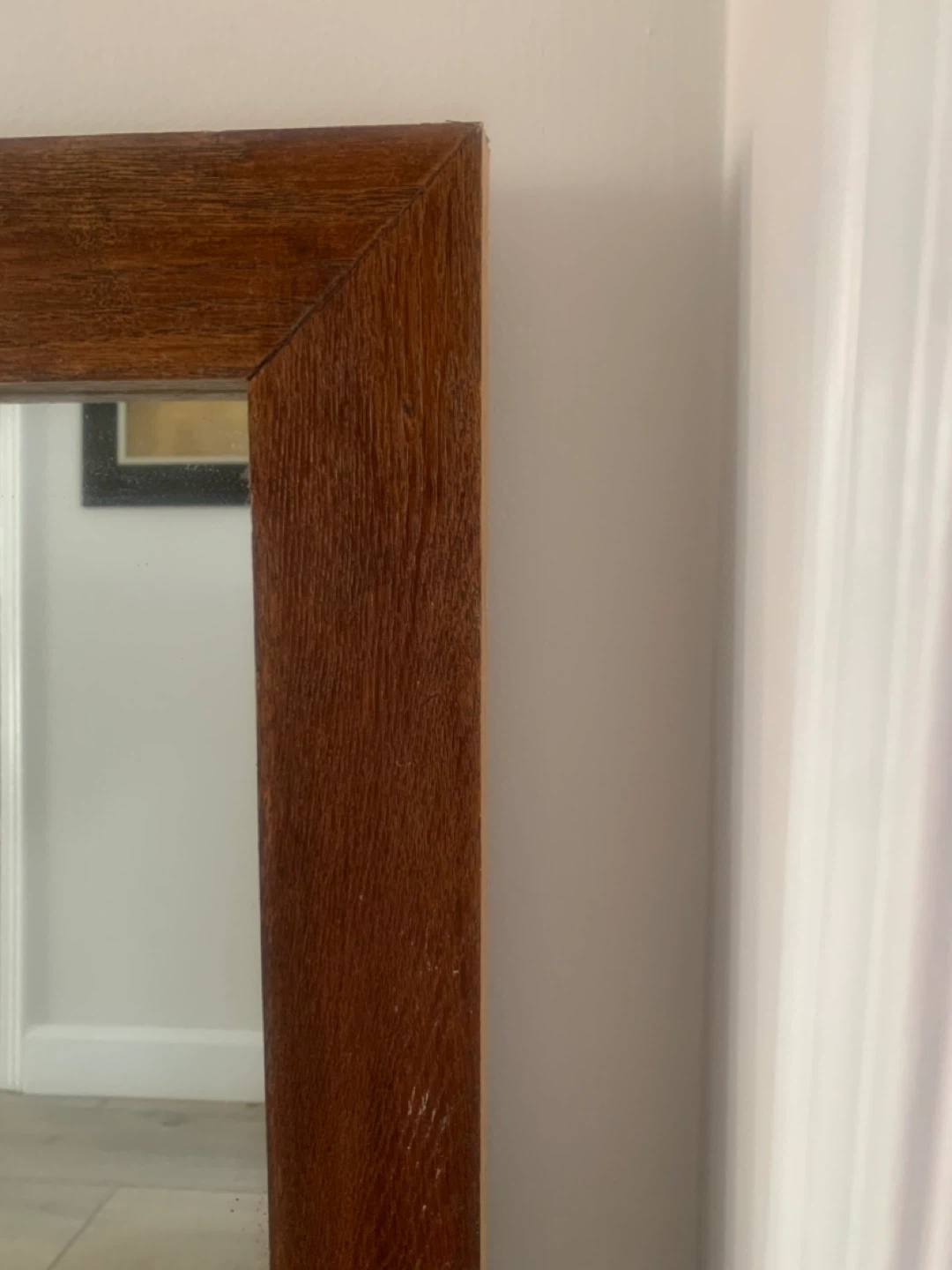 Wooden Framed Mirror - photo 3