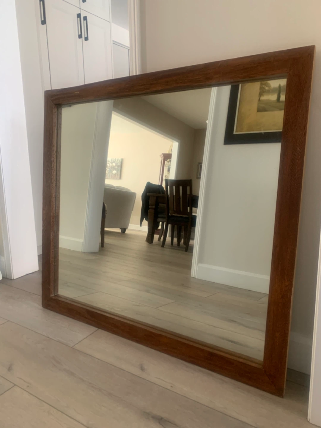 Wooden Framed Mirror