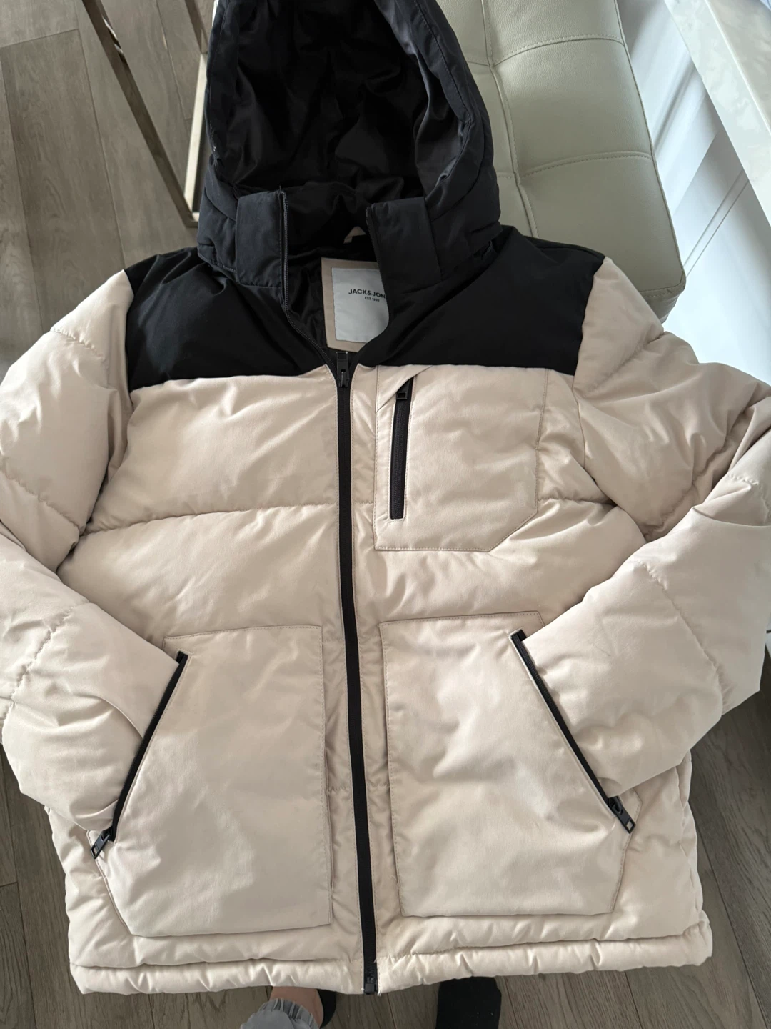 JACK & JONES Puffer Jacket - Size Medium