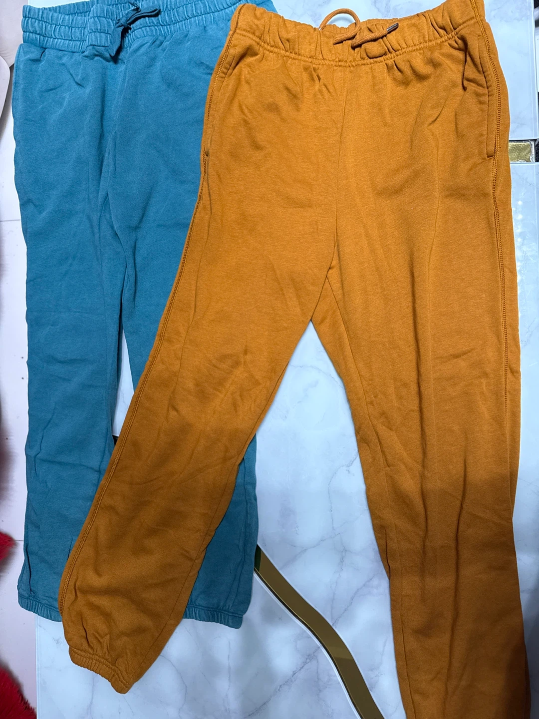 Old Navy Jogger Sweatpants  women - Size S (Teal & Rust) - photo 2