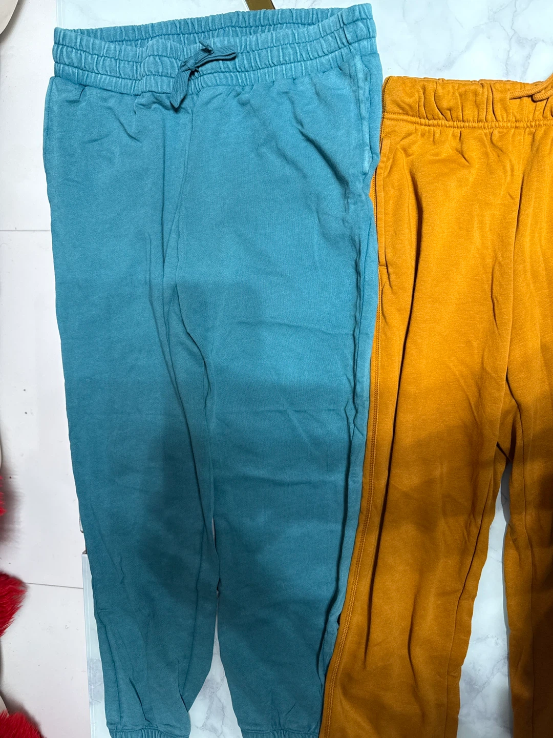 Old Navy Jogger Sweatpants  women - Size S (Teal & Rust)