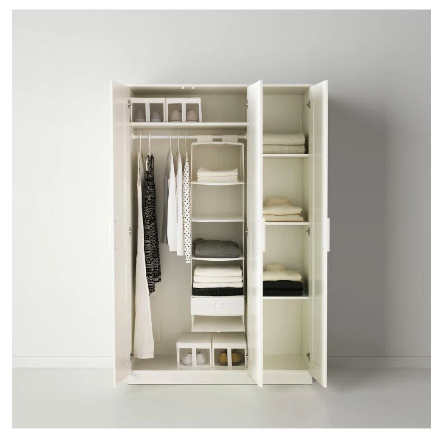 BRIMNES Wardrobe with 3 doors - photo 4