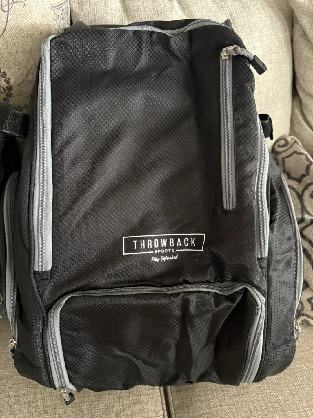 Throwback Sports Gametime Pack Lacrosse Backpack with Cooler