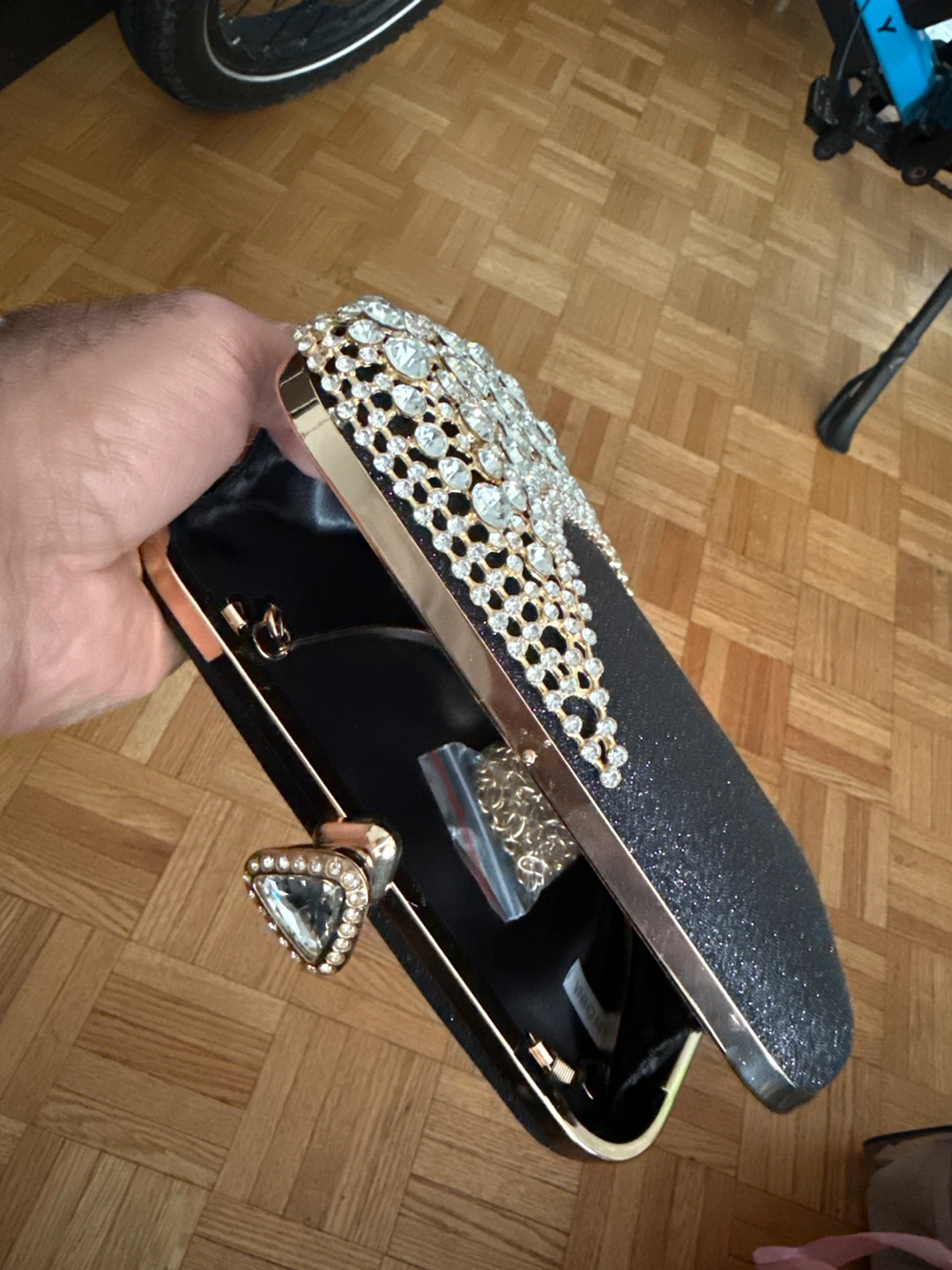 Sparkly Embellished Clutch Evening Bag - photo 4