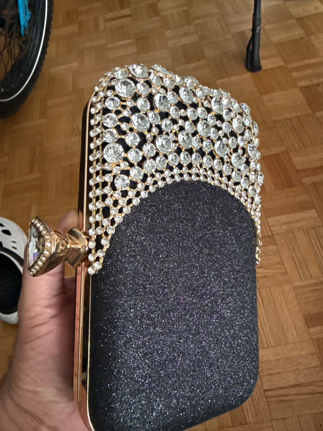 Sparkly Embellished Clutch Evening Bag - photo 2