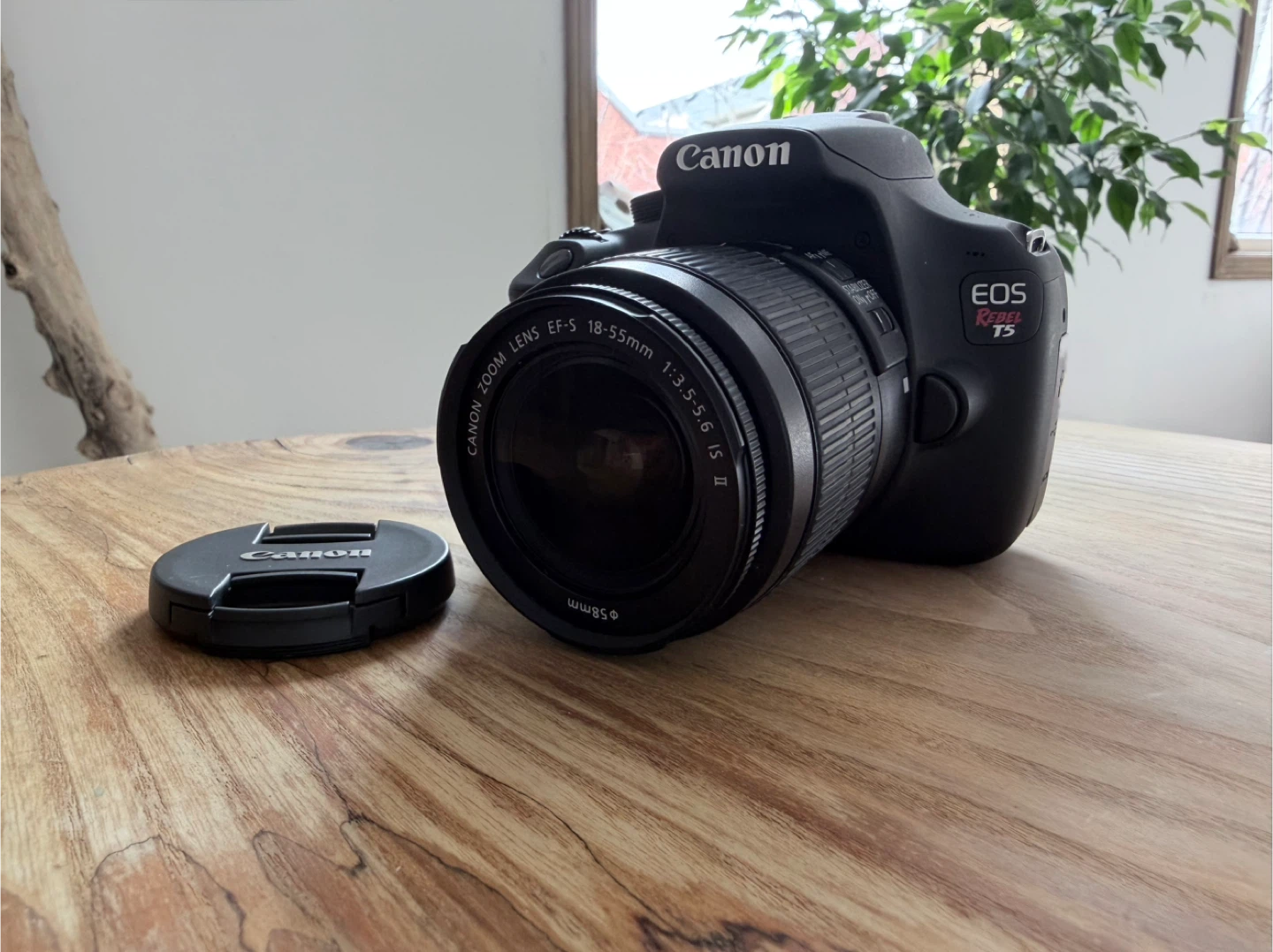 Canon EOS Rebel T5 DSLR Camera with 18-55mm & 75-300mm Lenses