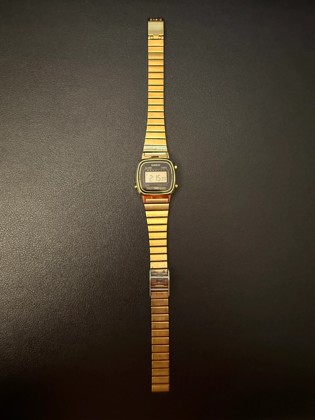 Casio Gold Tone Digital Watch