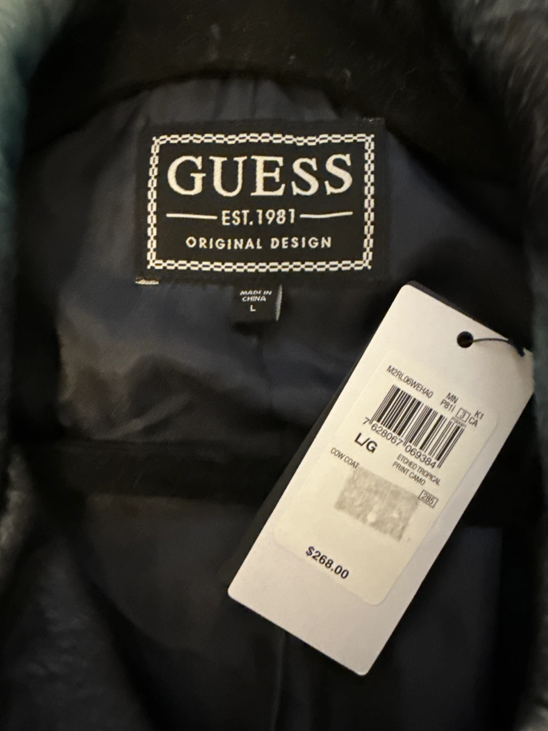 GUESS Original Design Cow Coat L - photo 3